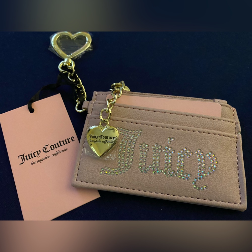 Juicy couture card wallet keychain
